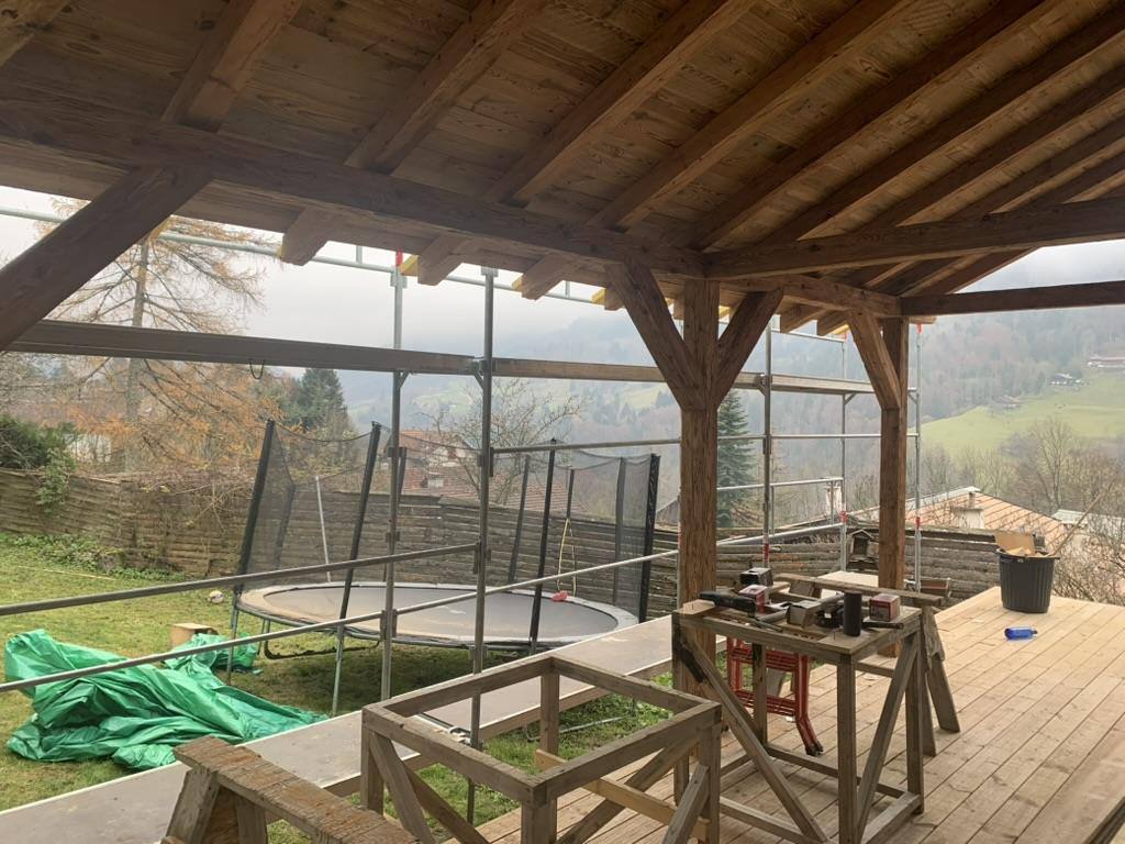 Pergola timber frame